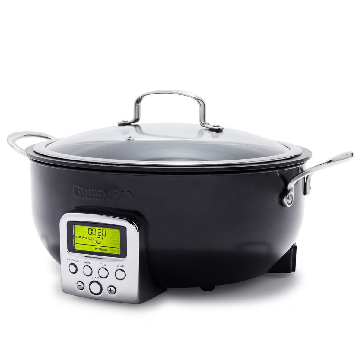 GreenPan Elite 6-Quart Essential Smart Skillet / Black - image 1