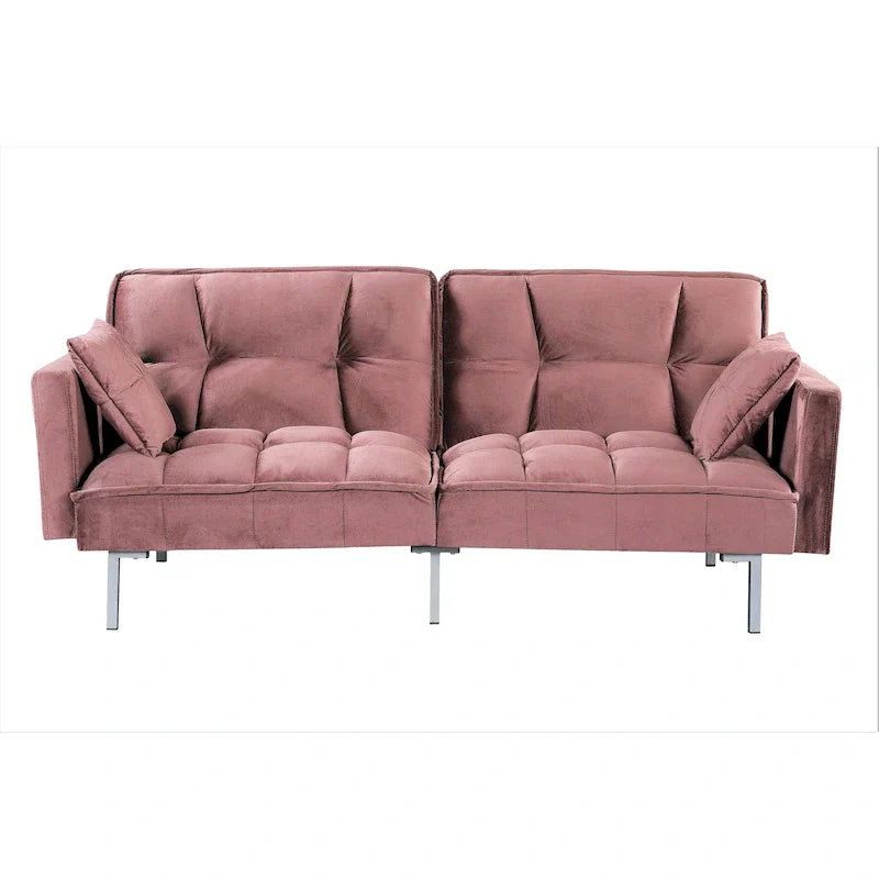 Bernal 75.6-Inch Velvet Sleeper Sofa Bed - image 4