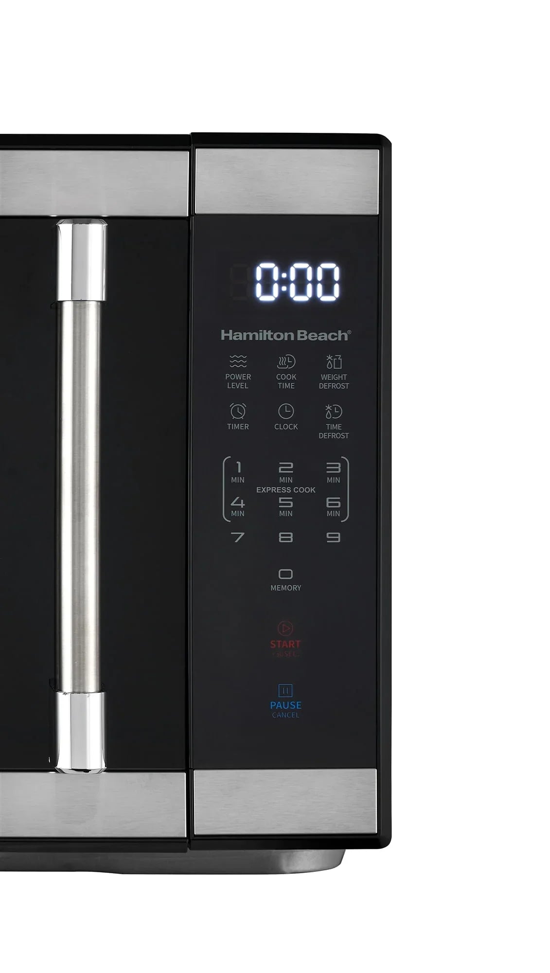 Hamilton Beach 1.1 cu ft Countertop Microwave Oven in Stainless Steel - image 7