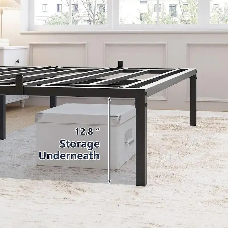 Sturdy Metal Platform Bed Frame - No Box Spring Required - image 14