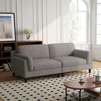 90-Inch Oversized Corduroy Sofa for Living Room with Reversible Cushions - image 30