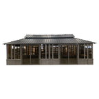 28 Ft. W x 15.5 FT. D Solid Wood Patio Gazebo - image 3