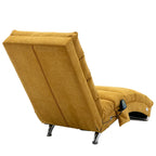 Linen Indoor Chaise Lounge Chair - Dimensions: 58.27" x 21.65" x 34.25" - image 13