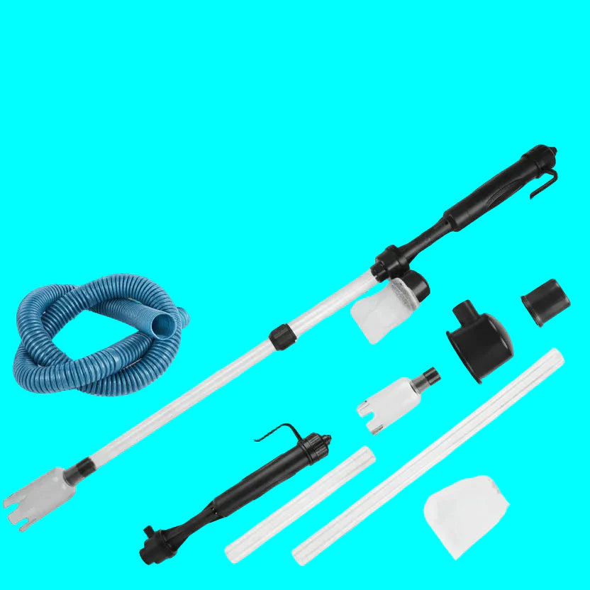 Battery Operated Aquarium Vacuum Gravel Cleaner Portable Fish Tank Cleaner Siphon Pump - image 1