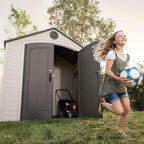 8 ft. W x 5 ft. D Plastic Storage Shed - image 4