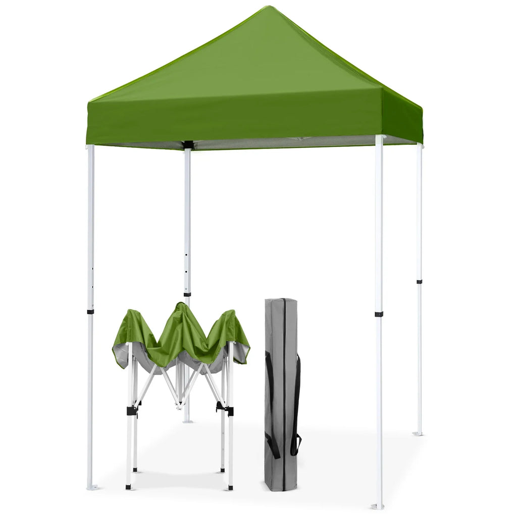 EAGLE PEAK 5x5 Pop up Canopy Tent Instant Outdoor Canopy Easy Set - up Straight Leg Folding Shelter（blue） - image 112