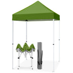 EAGLE PEAK 5x5 Pop up Canopy Tent Instant Outdoor Canopy Easy Set - up Straight Leg Folding Shelter（blue） - image 112