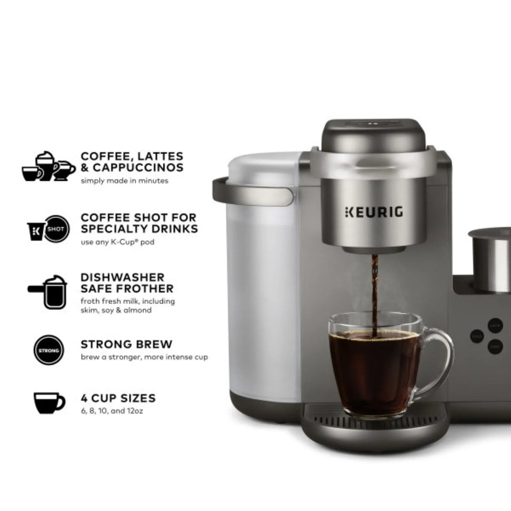 Keurig K-Cafe Single Serve K-Cup Coffee Maker, Latte Maker and Cappuccino Maker, Dark Charcoal - image 15