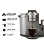 Keurig K-Cafe Single Serve K-Cup Coffee Maker, Latte Maker and Cappuccino Maker, Dark Charcoal - image 15