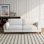 90-Inch Oversized Corduroy Sofa for Living Room with Reversible Cushions - image 24