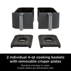 Ninja Foodi 6 - in - 1 8 - Quart 2 - Basket Air Fryer with Dualzone Technology - image 5