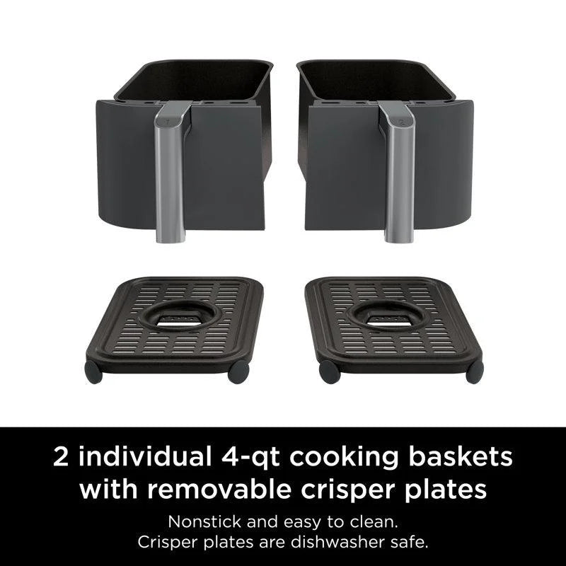 Ninja Foodi 6 - in - 1 8 - Quart 2 - Basket Air Fryer with Dualzone Technology - image 5