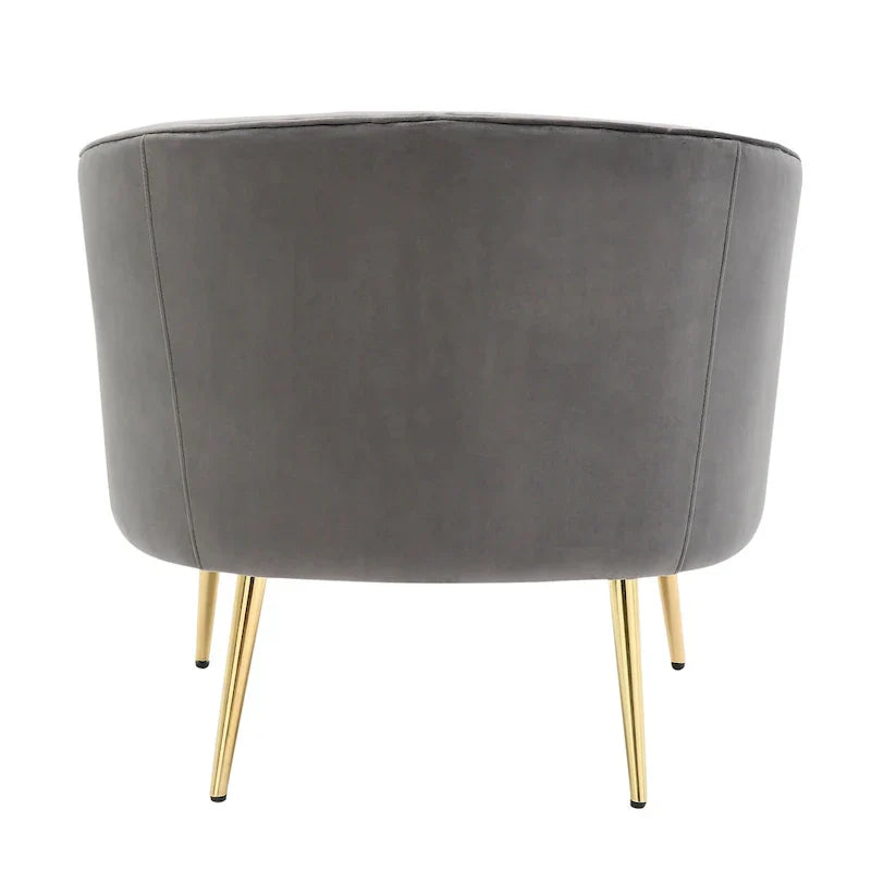 Randolf Velvet Accent Chair in Silver Orchid - image 30
