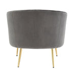 Randolf Velvet Accent Chair in Silver Orchid - image 30