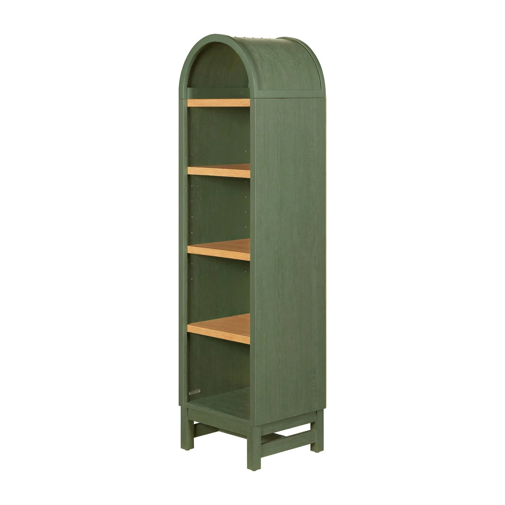 Better Homes & Gardens Juliet Narrow Arch Bookcase, Deep Green and Light Honey - image 11