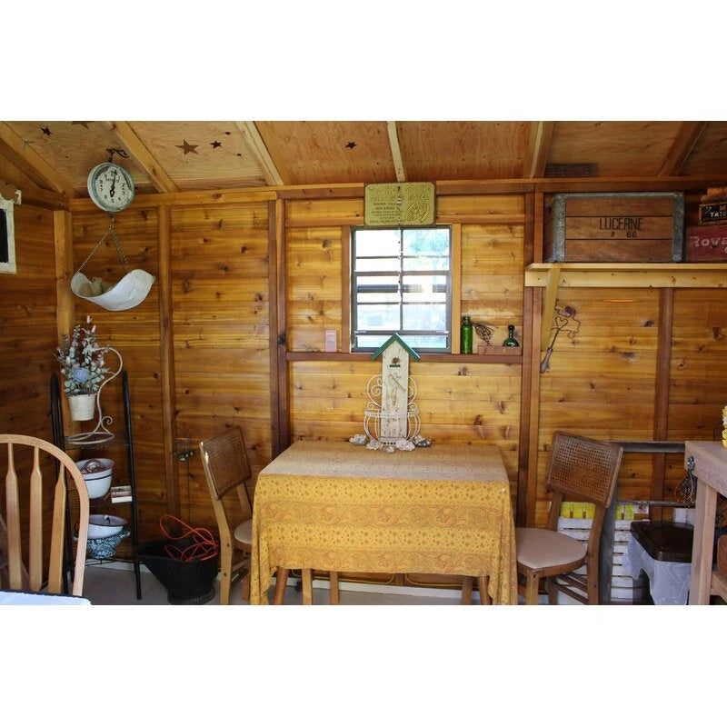 Cabana 12 ft. W x 8 ft. D Wood Storage Shed - image 6