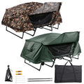 2-Person Cot Tent Camping Folding Off the Gound Tent with Fly 4-Legs - image 1