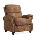 Push Back Recliner Chair with Padded Cushion and Solid Wood Legs - image 2