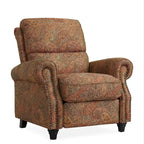 Push Back Recliner Chair with Padded Cushion and Solid Wood Legs - image 2