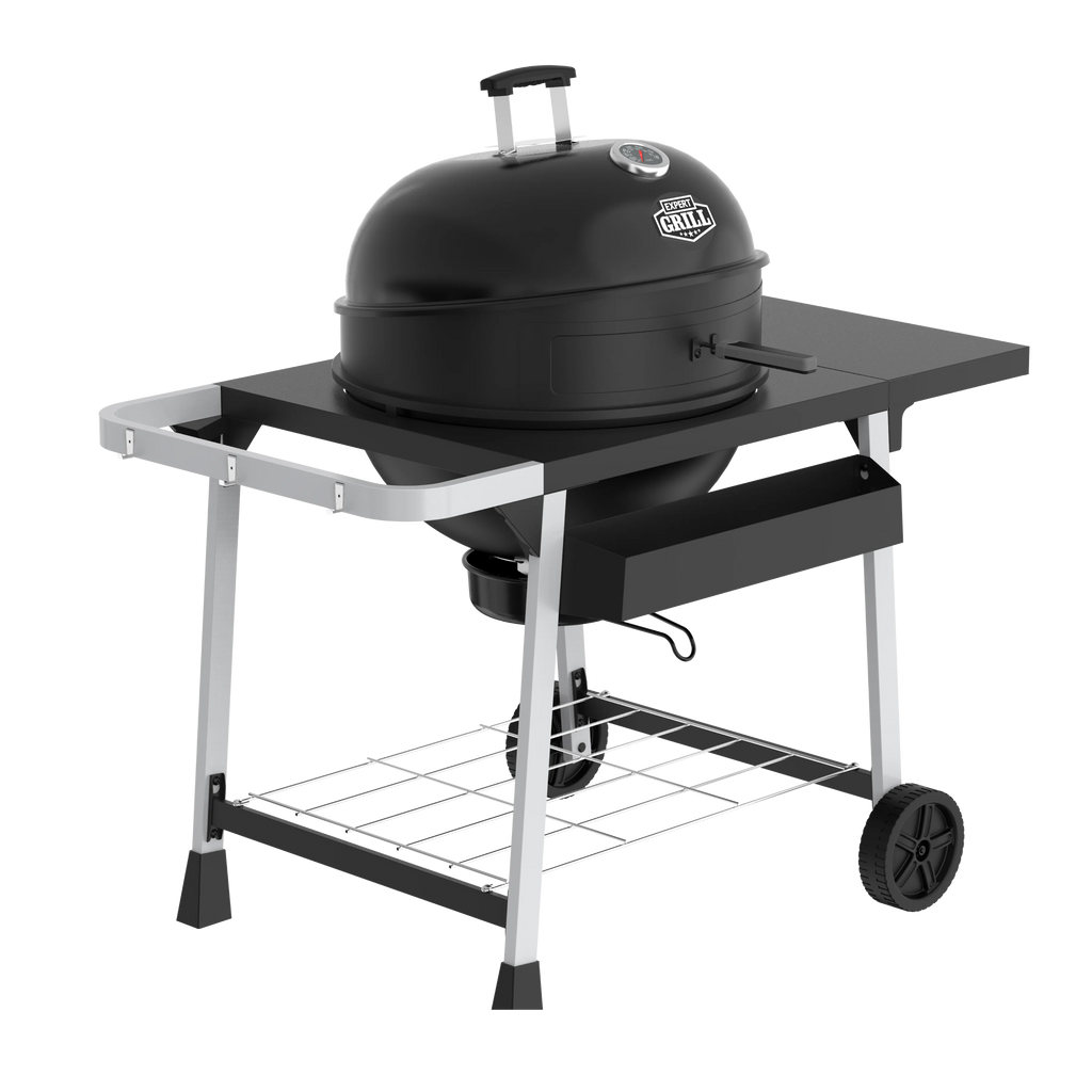 Expert Grill Kettle Cart with Pizza Accessories and Warming Rack - image 3