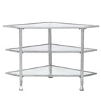 SEI Furniture Jensen Metal Corner TV Stand for Screens up to 33.25 inches - image 8
