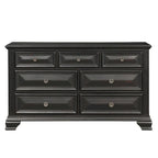 Roundhill Furniture Renova Vintage Black Wooden Bedroom Collection - image 22