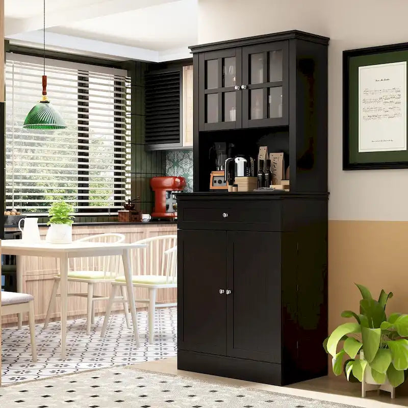 Spacious Kitchen Cabinet with Microwave Space - 30W x 69.3H - image 15