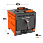 Blackstone Adventure Ready Portable Propane Air Fryer, 4 Quart, Gray & Orange, 18W, 3ft Cord - image 4