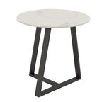 iNSPIRE Q Modern Jurmala Glossy Sintered Stone Tables with Grey Metal Base - image 15