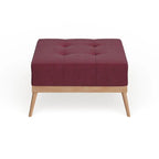 Christopher Knight Home Carson Lund Mid-Century Tufted Fabric Square Ottoman - image 18