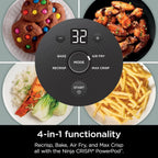 Ninja Crispi 4-in-1 Portable Glass Air Fryer Cooking System, 1500W, 4QT & 6-Cup TempWare Glass Containers with Storage Lids, Microwave, Freezer & Dishwasher Safe - image 99
