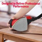 M optimized Electric Detail Sander with 12 Sanding Paper, 350W Brushless Motor Mouse Sander, Powerful & Low Vibration, 10000 RPM, for Wood Working - image 8