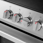 Cosmo 30 in. Stellar Collection 5.0 cu. ft. Electric Range with 4 Burner Glass Cooktop and Convection Oven in Stainless Steel - image 4