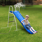 XDP Recreation 6 Foot Water Wave Slide with Built In Adjustable Sprinkler, Freestanding with Ground Pad and Hose Extension for Lawn Fun, Ages 3 to 8 - image 3