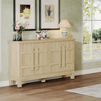 55-Inch Rustic Wood Farmhouse Buffet Cabinet with Ample Storage - image 5