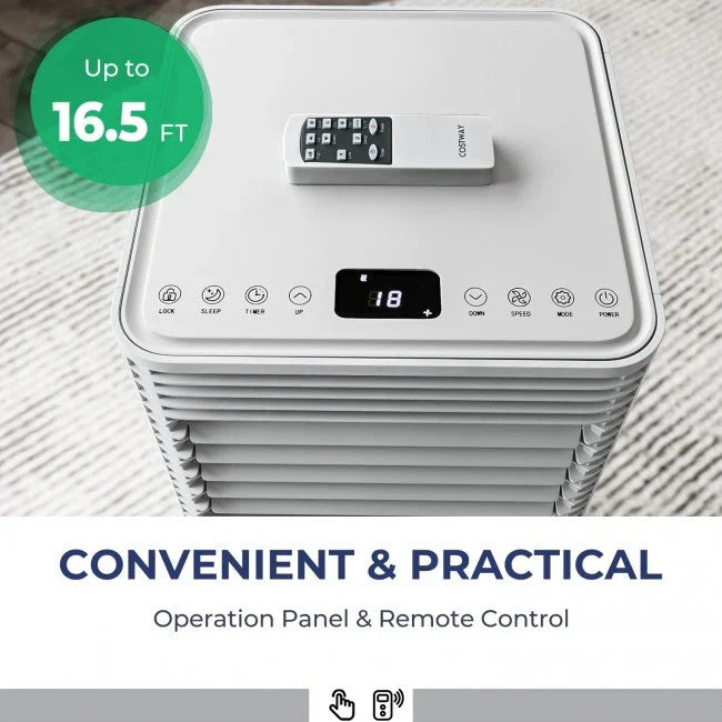 8000 BTU 3-in-1 Air Cooler with Dehumidifier and Fan Mode - image 13