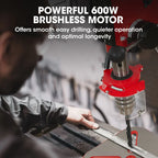 Baumr-AG 600W 12" Pedestal Floor Drill Press, 16 Speeds, 16mm Chuck (DP19) - image 3