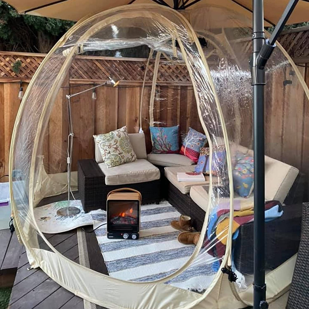 Alvantor Bubble Tent Pop Up Gazebo, 8-10 Person Igloo Dome Garden Patio Canopy Shelter - image 28