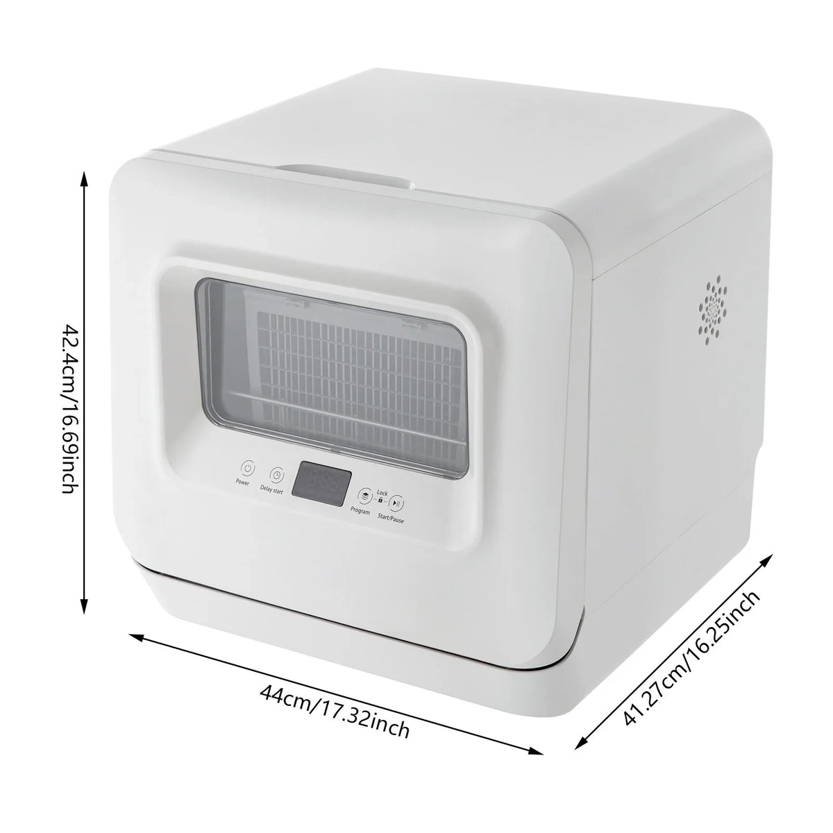 Counter Top Dishwashe, Portable Countertop Dishwashers, Mini Dishwasher 3-in-1 Cups Dishwasher - image 2