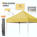 EAGLE PEAK 5x5 Pop up Canopy Tent Instant Outdoor Canopy Easy Set - up Straight Leg Folding Shelter（blue） - image 153