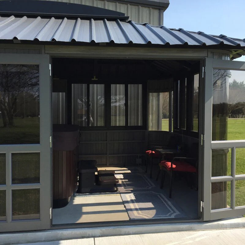 Colorado 17.5 Ft. W x 11.5 Ft. D Composite PVC Patio Gazebo Gazebo - image 3