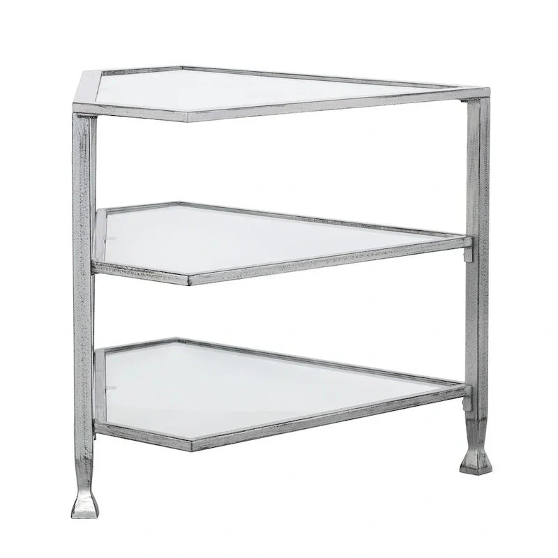 SEI Furniture Jensen Metal Corner TV Stand for Screens up to 33.25 inches - image 10