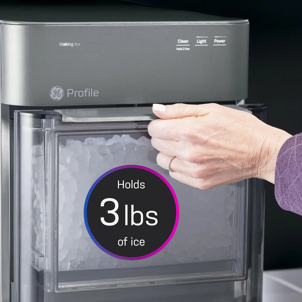 Countertop Nugget Ice Maker with Side Tank / Ice Machine with WiFi Connectivity / Smart Home Kitchen Essentials / Stainless Steel - image 47