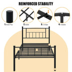 Futzca Bed Frame Featuring Headboard and Footboard - image 7