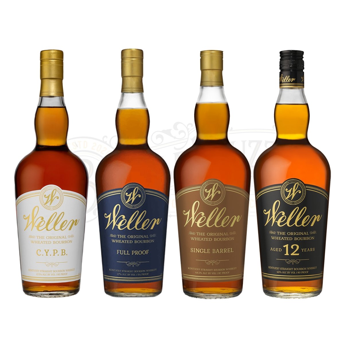 W.L. Weller C.Y.P.B. Bourbon, Full Proof, Single Barrel & 12 Year Bundle - image 2