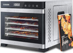 Meat jerky food dehydrator, 600 watt dehydration dryer - image 1