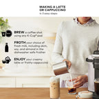 Keurig K-Cafe Single Serve K-Cup Coffee Maker, Latte Maker and Cappuccino Maker, Dark Charcoal - image 6