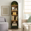 Better Homes & Gardens Juliet Narrow Arch Bookcase, Deep Green and Light Honey - image 1