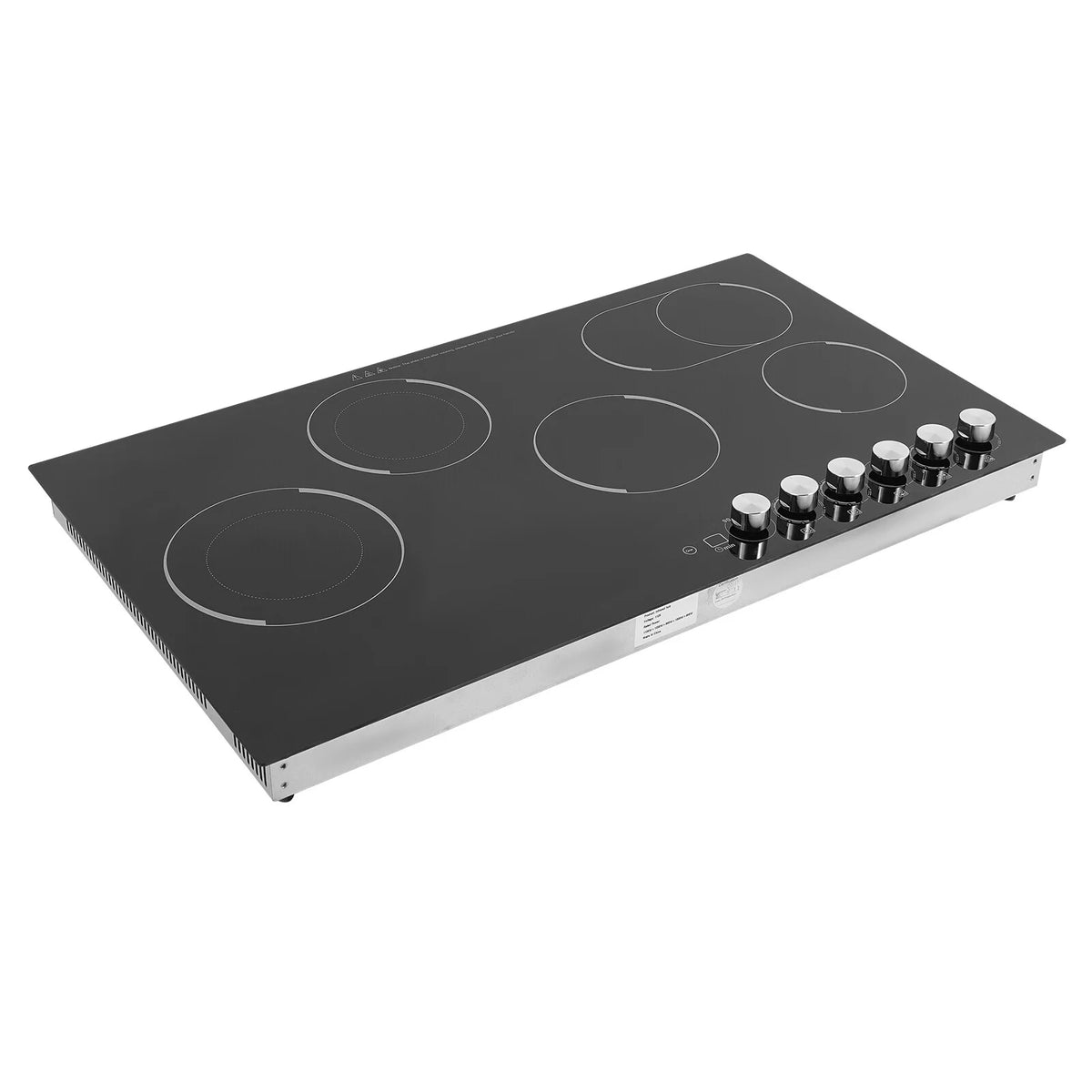 110V Modern Black Electric Cooktop Electric Stovetop 5 Burners Electric Cooktop for Homes, Restaurants - image 17