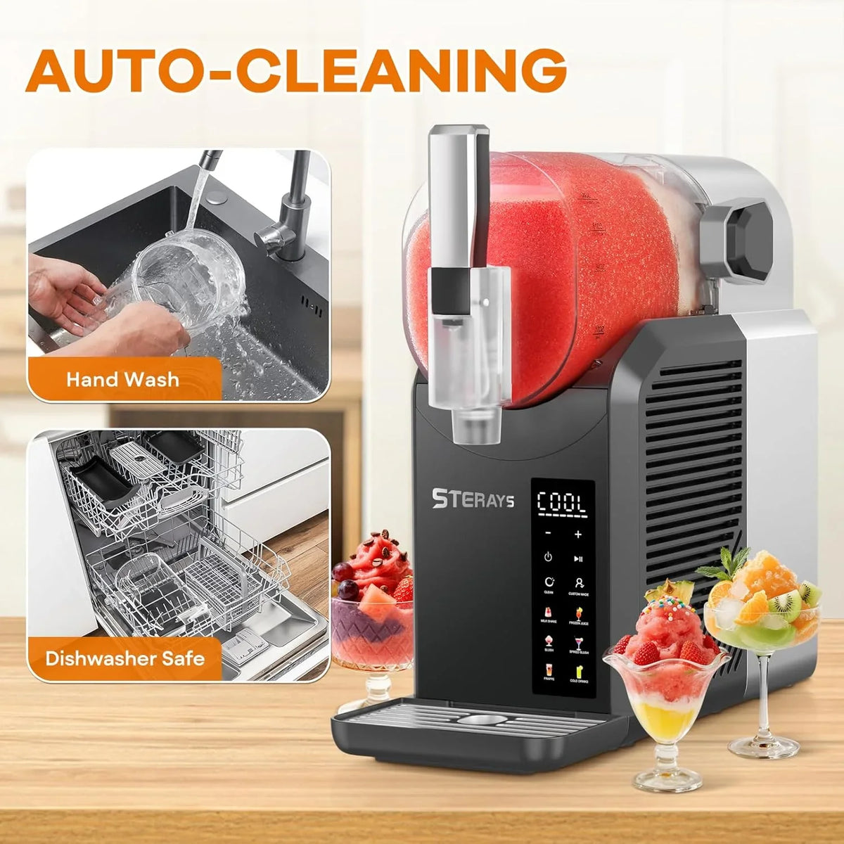 Ninja SLUSHi with RapidChill Technology, 88 oz. Frozen Drink & Slushie Machine, 5 Preset Programs, Margaritas, Frappés, and More - image 9